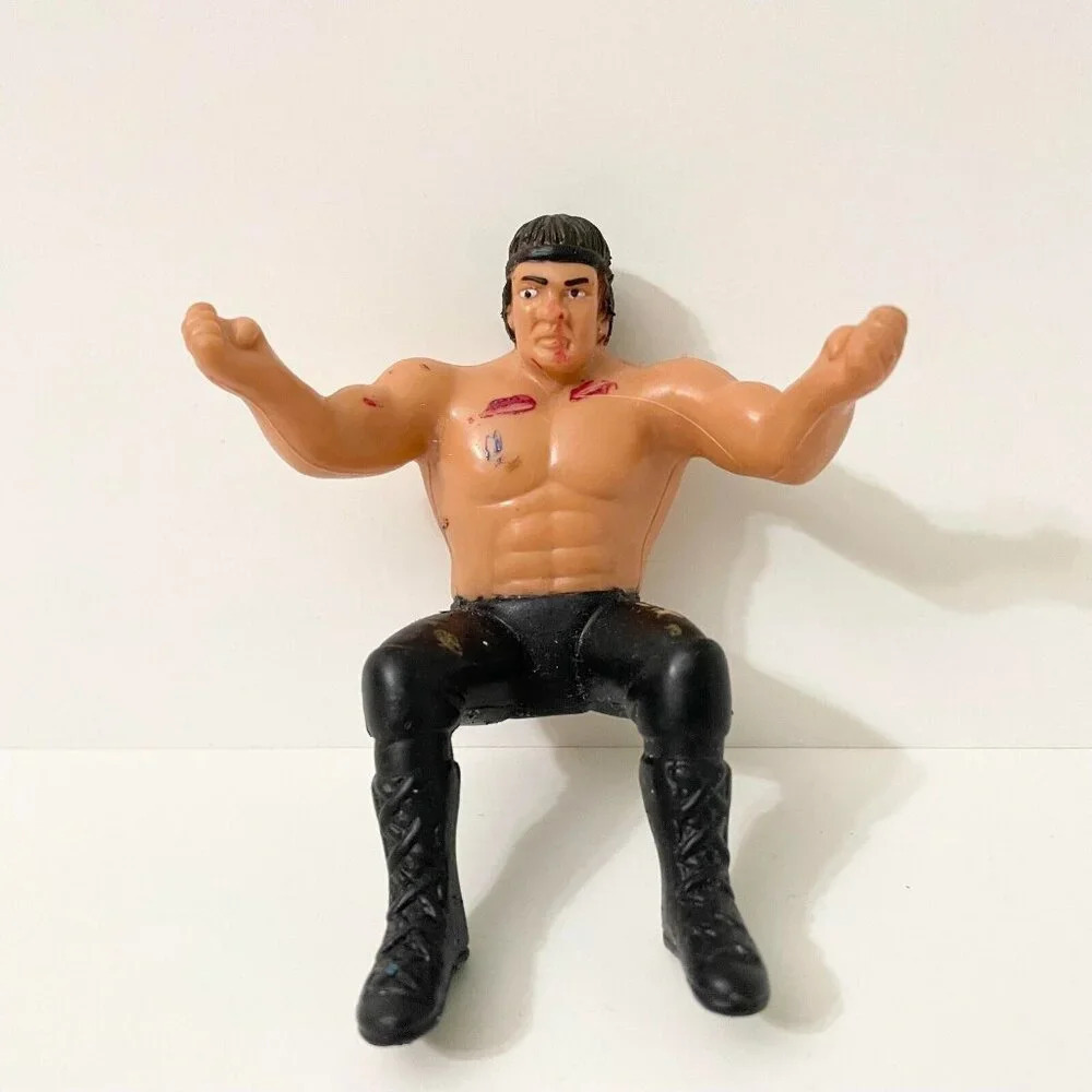 Vtg 1986 WWF LJN Wrestling Superstars Ricky The Dragon Steamboat Thumb Wrestler